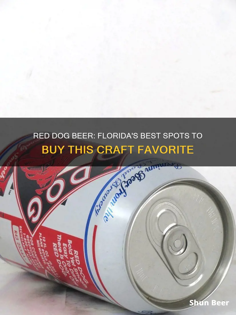 where to buy red dog beer in florida