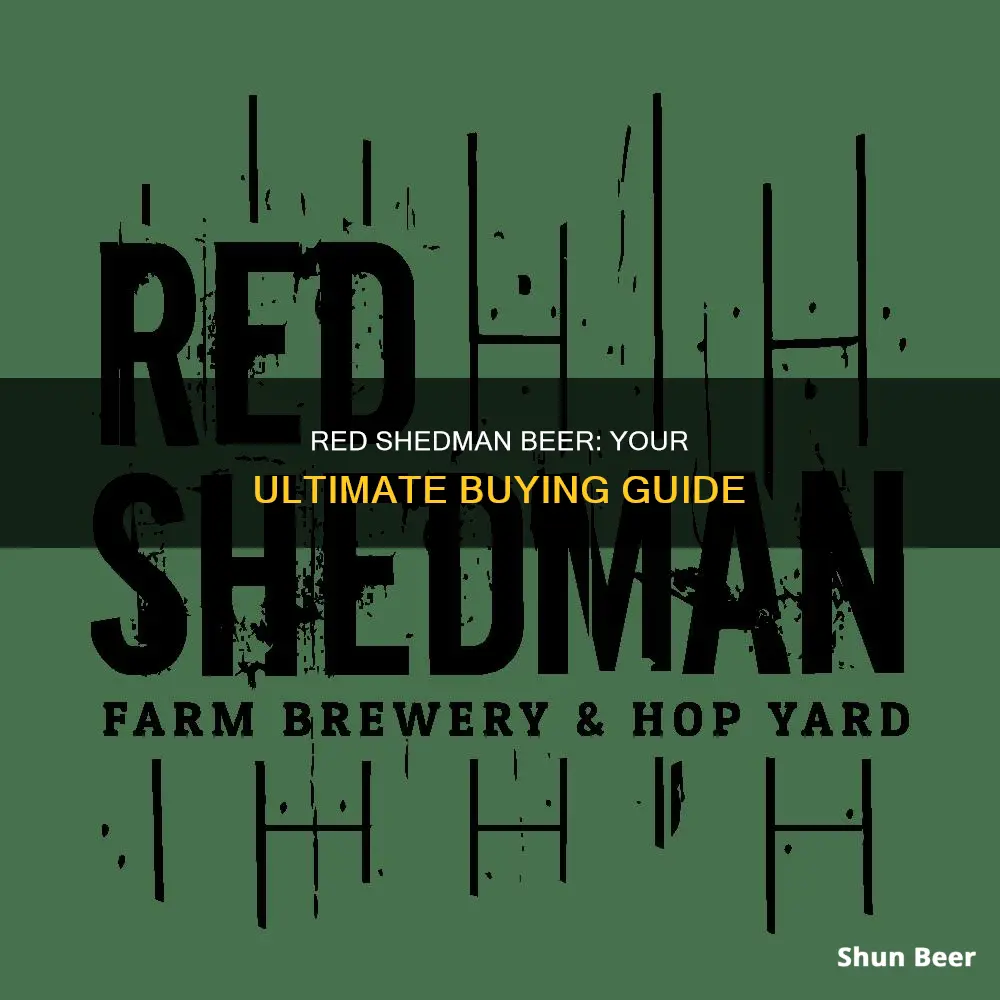 where to buy red shedman beer