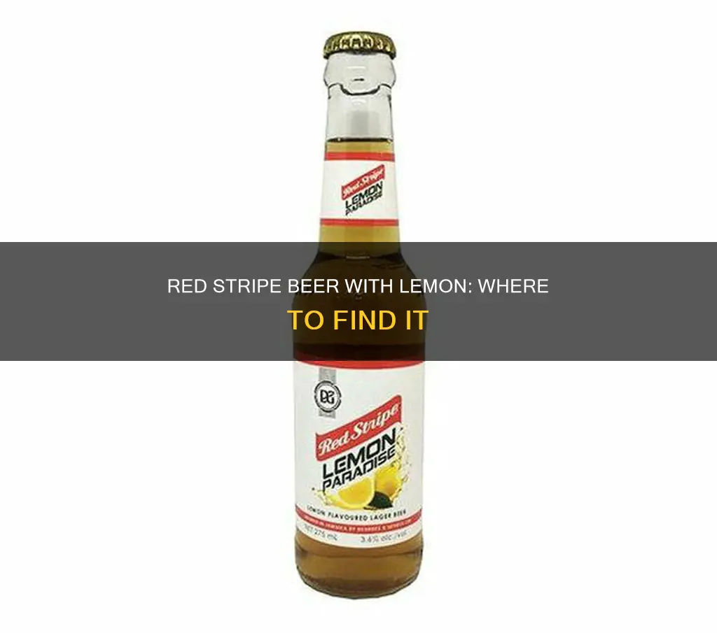 where to buy red stripe beer with lemon