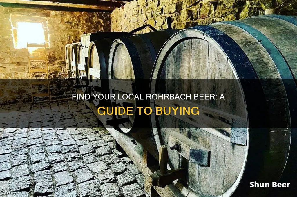 where to buy rohrbach beer