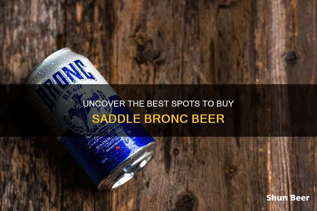 where to buy saddle bronc beer