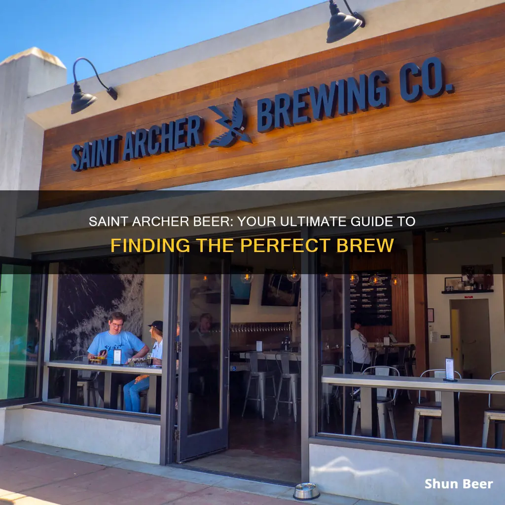 where to buy saint archer beer