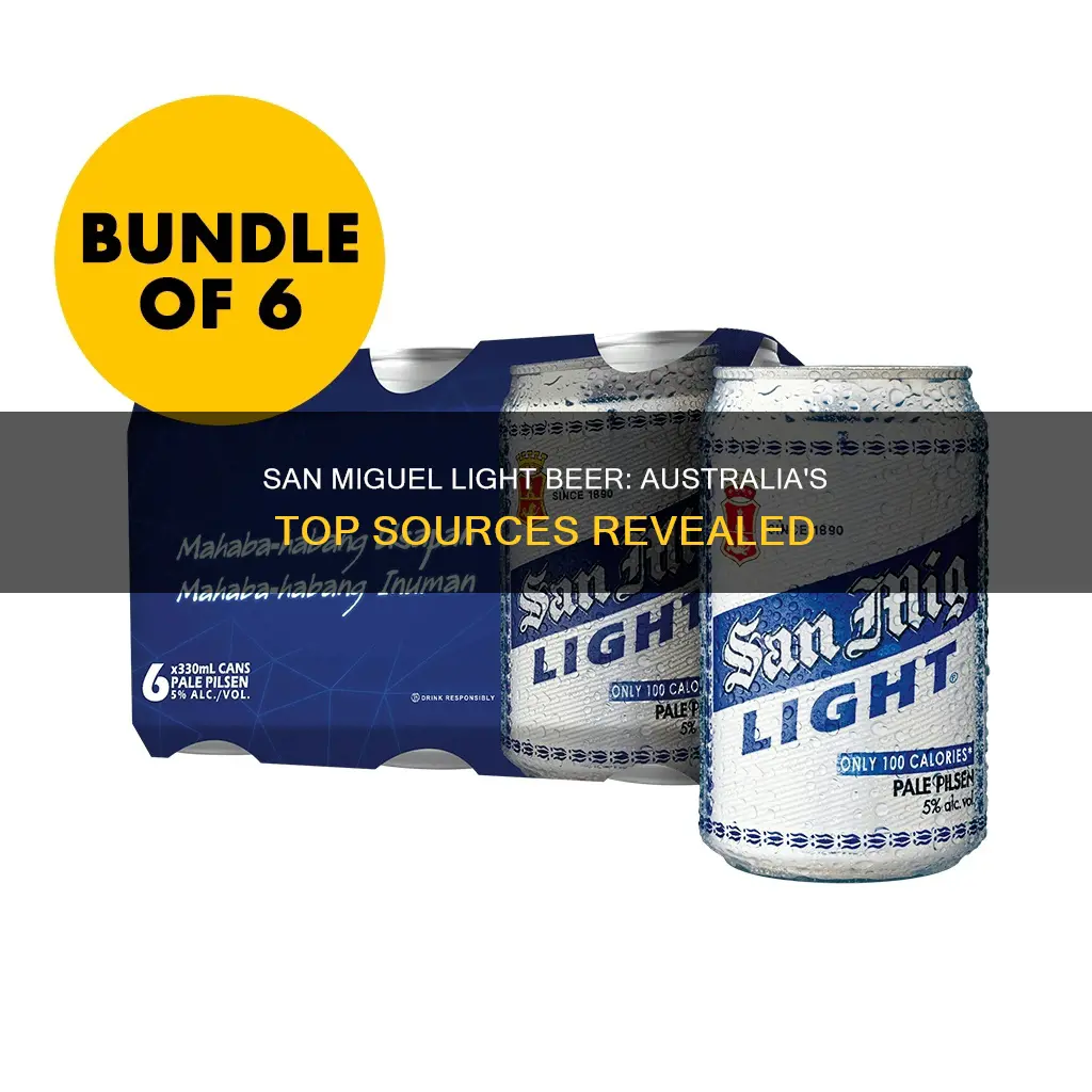 where to buy san miguel light beer in australia