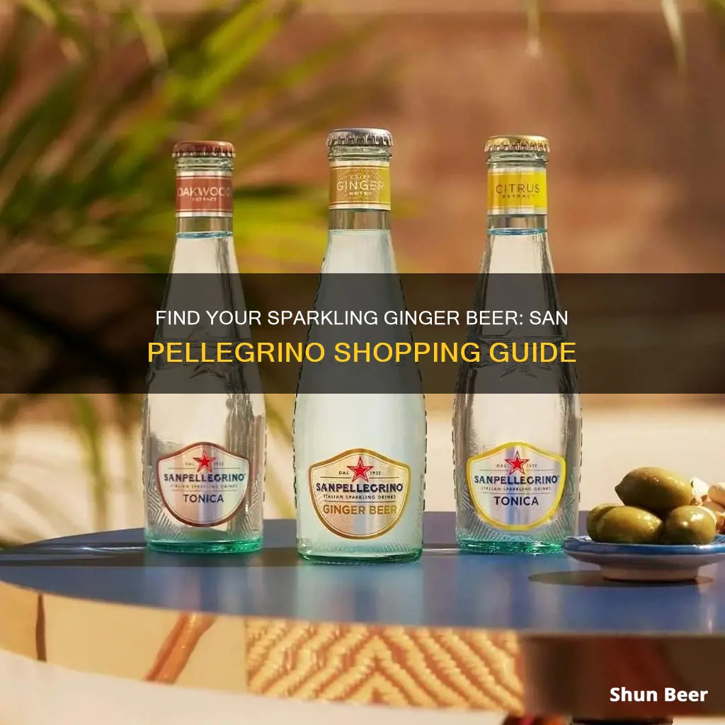 where to buy san pellegrino ginger beer