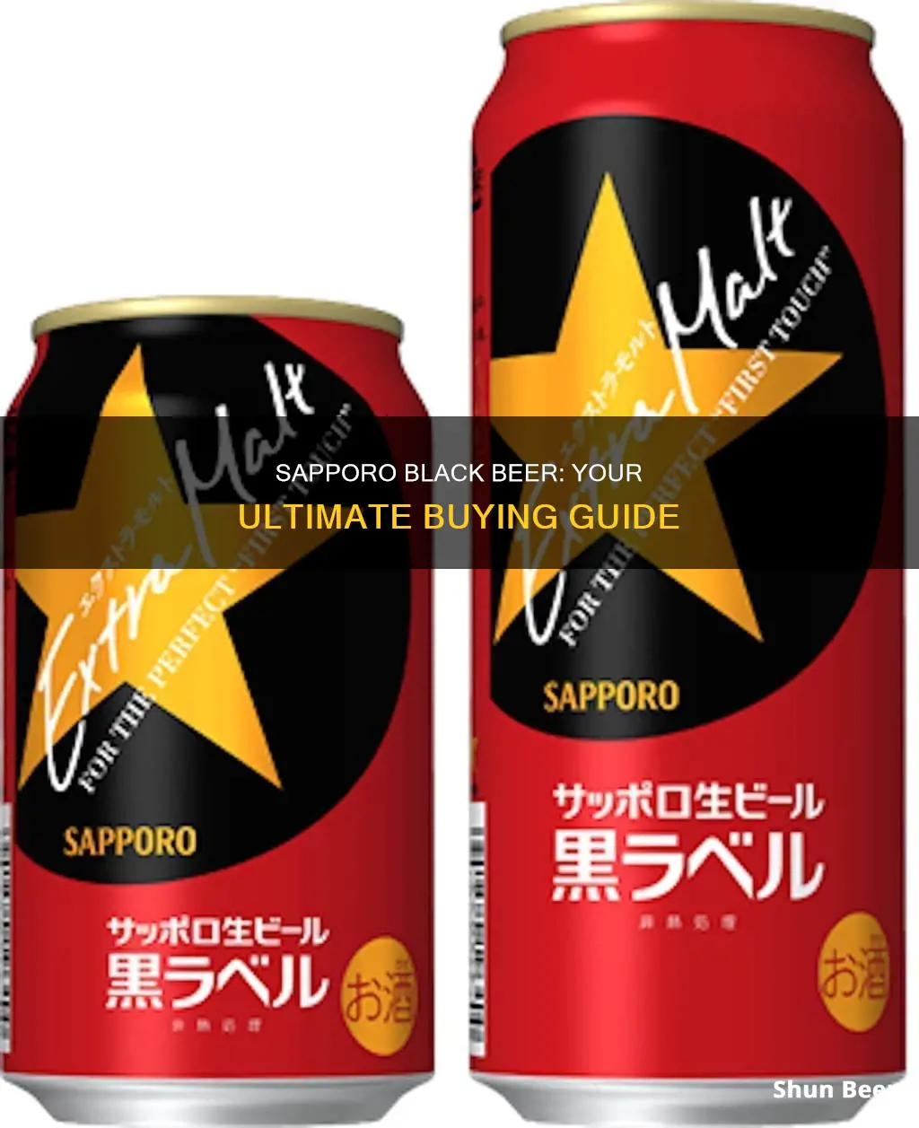 where to buy sapporo black beer