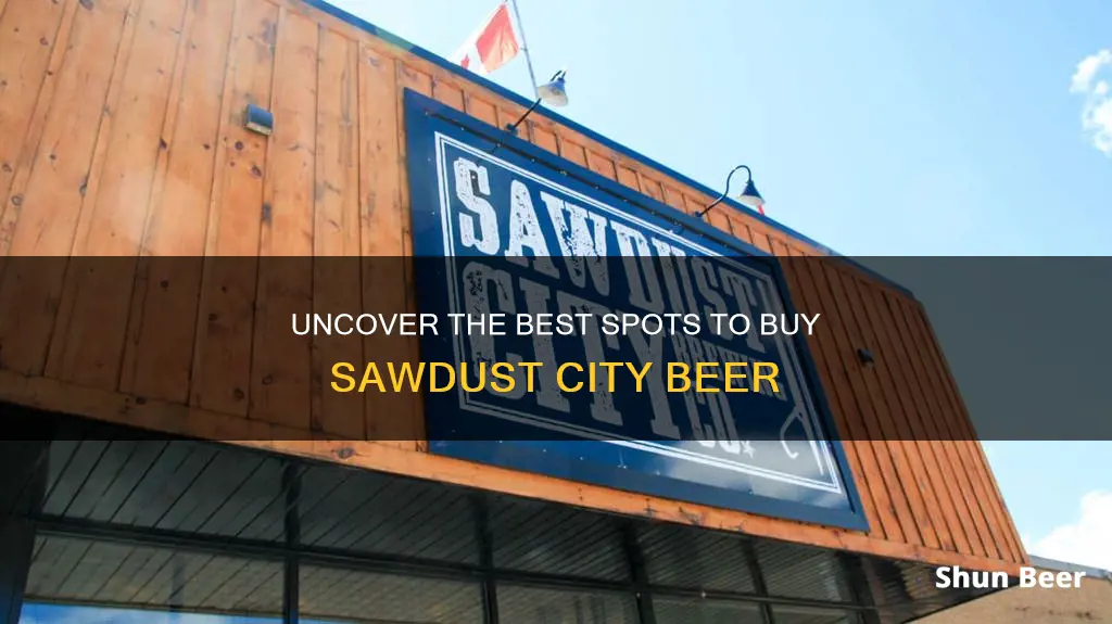 where to buy sawdust city beer