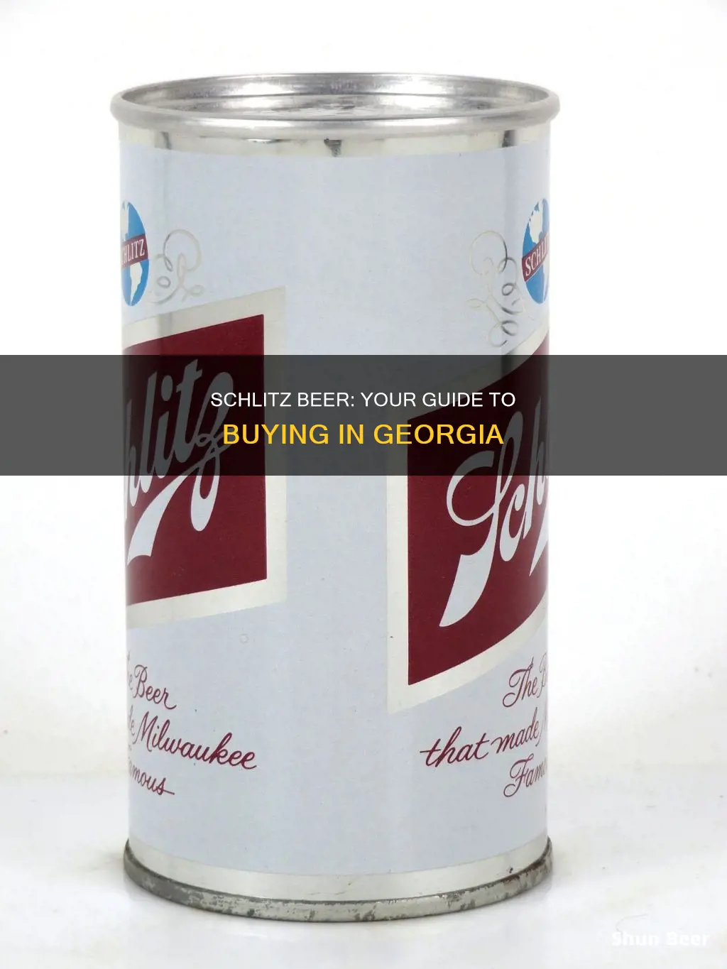 where to buy schlitz beer in georgia