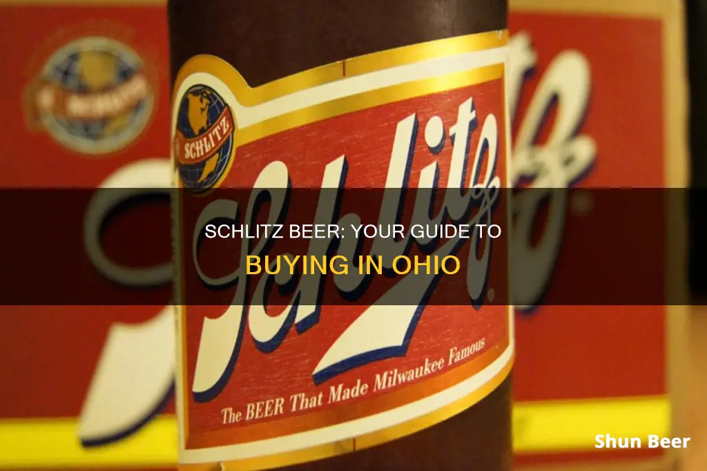 where to buy schlitz beer in ohio