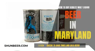 Schlitz Malt Liquor Beer: Maryland's Best-Kept Secret