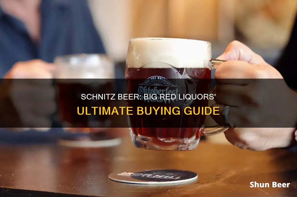 where to buy schnitz beer big red liquors