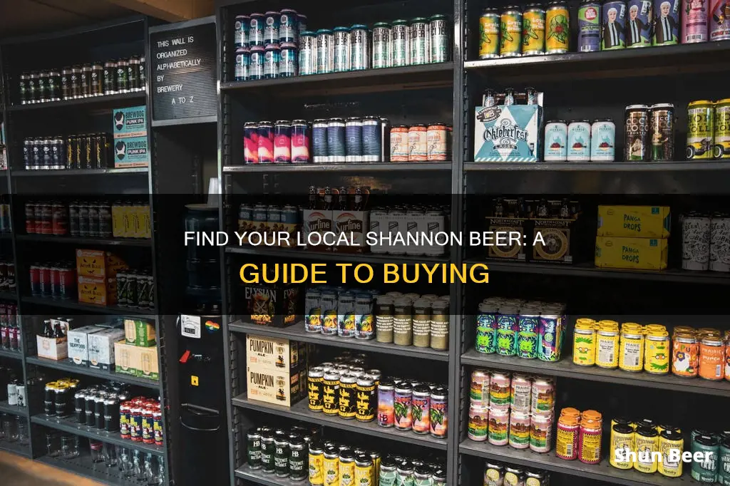 where to buy shannon beer