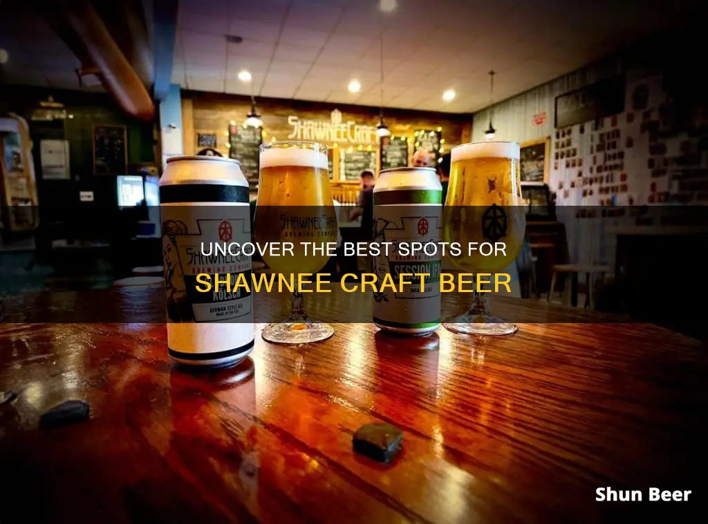 where to buy shawnee craft beer