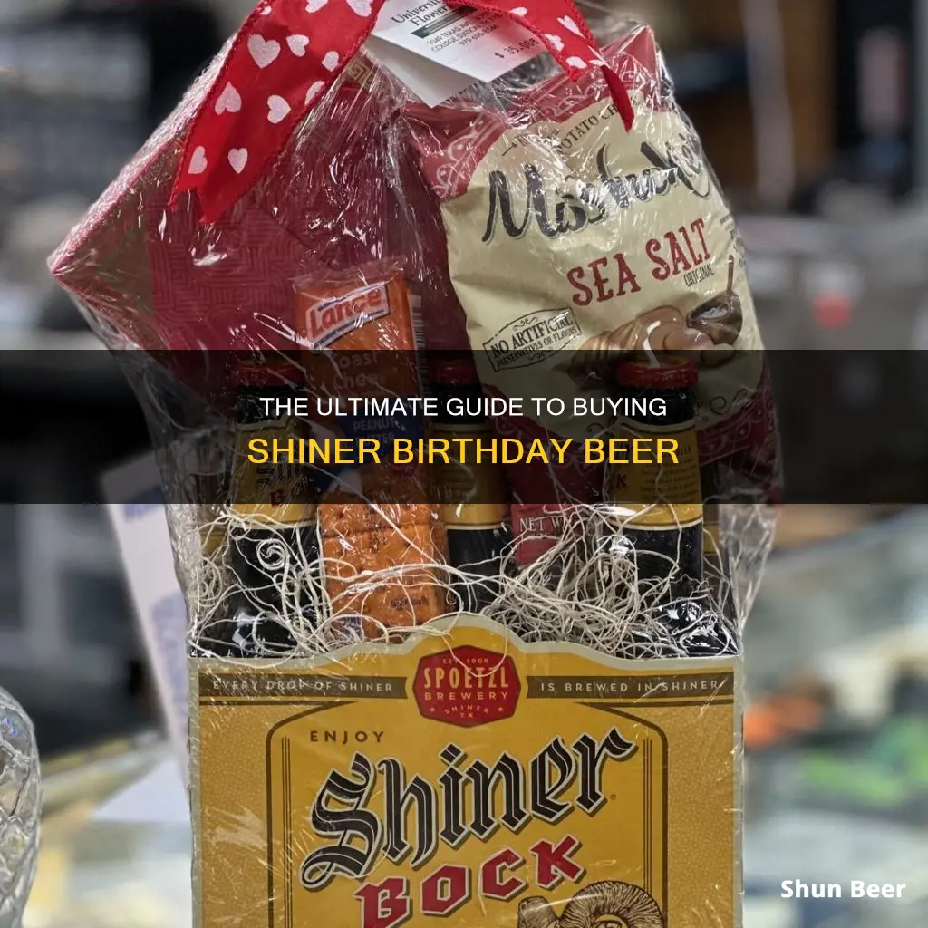 where to buy shiner birthday beer