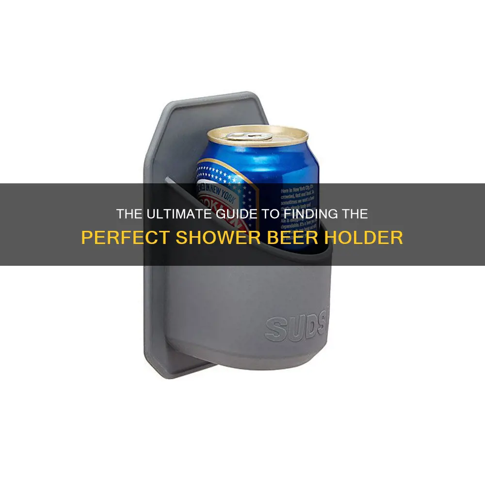 where to buy shower beer holder