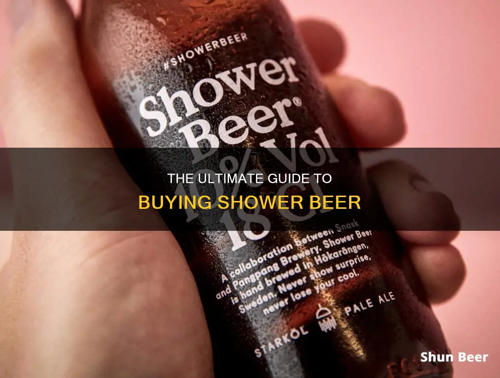 where to buy shower beer