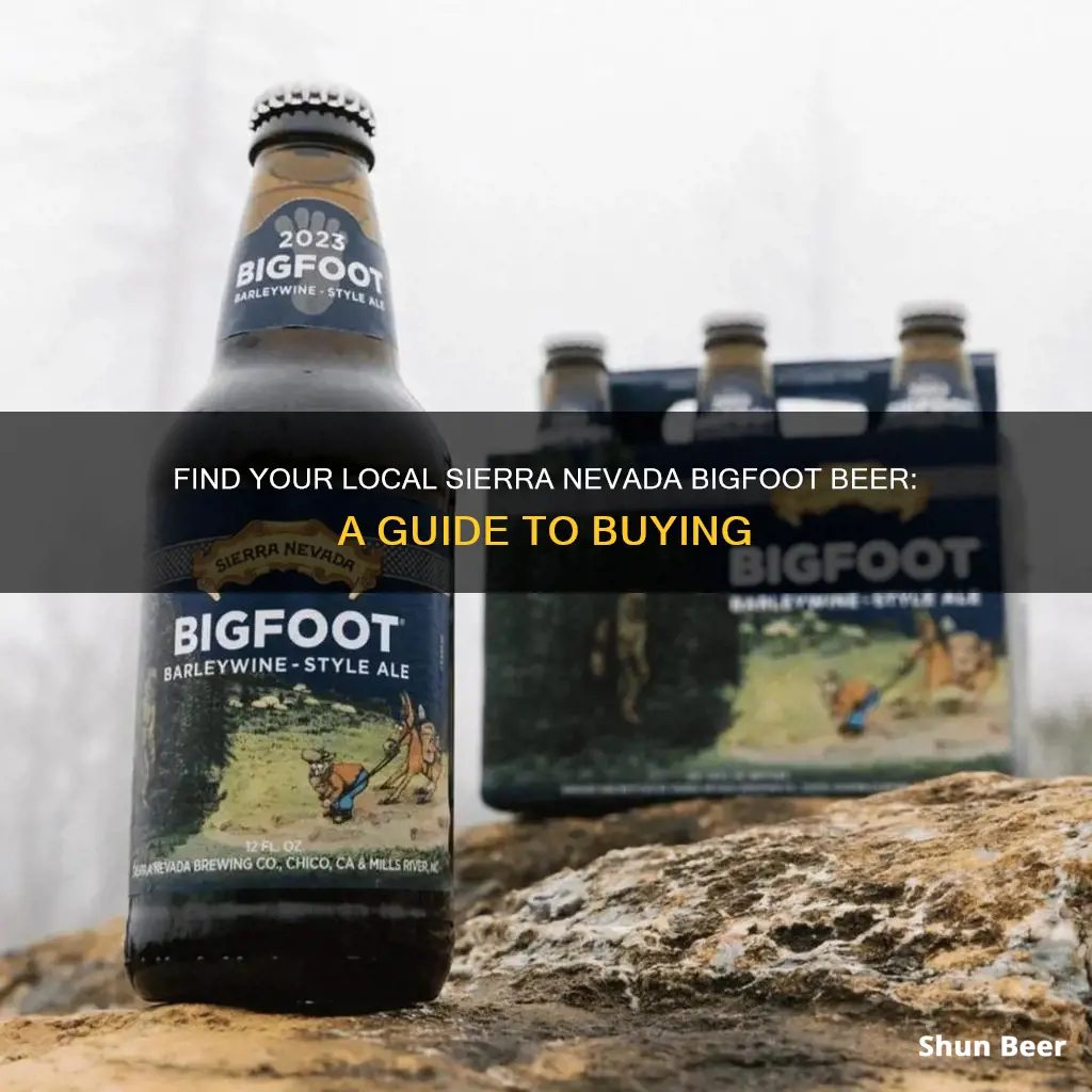 where to buy sierra nevada bigfoot beer