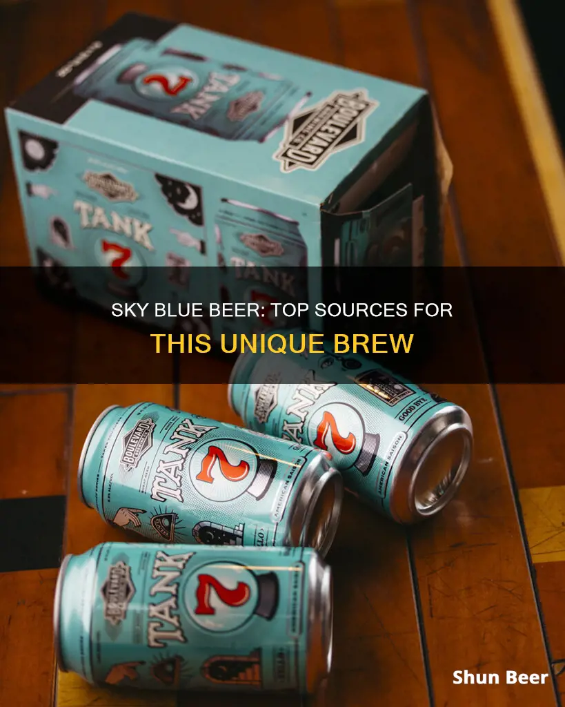 where to buy sky blue beer