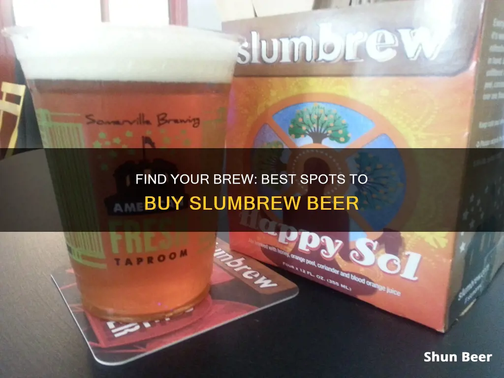 where to buy slumbrew beer