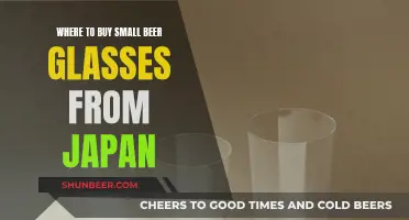 Japanese Beer Glasses: Discover Unique Small Sips at These Stores