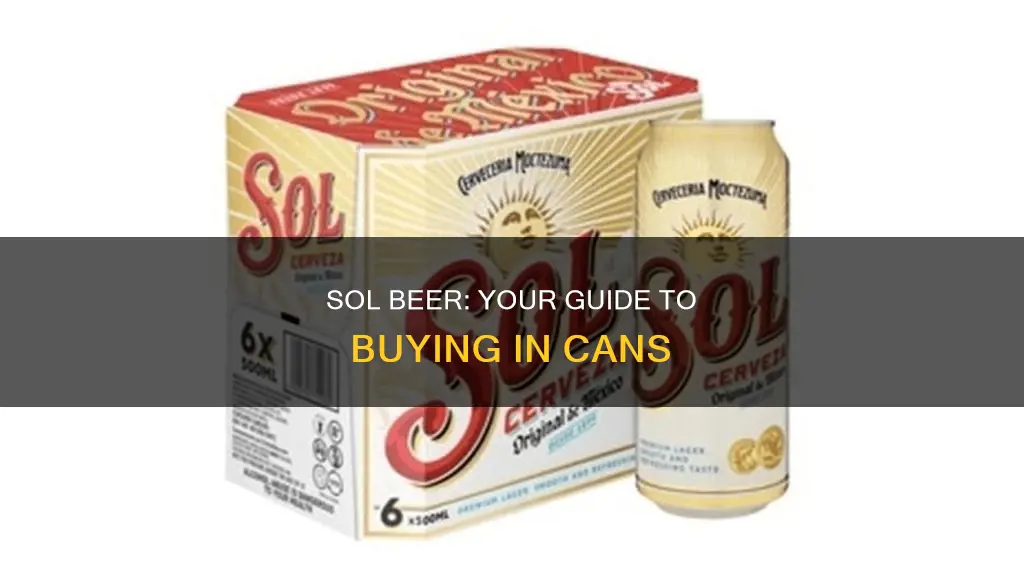 where to buy sol beer in cans