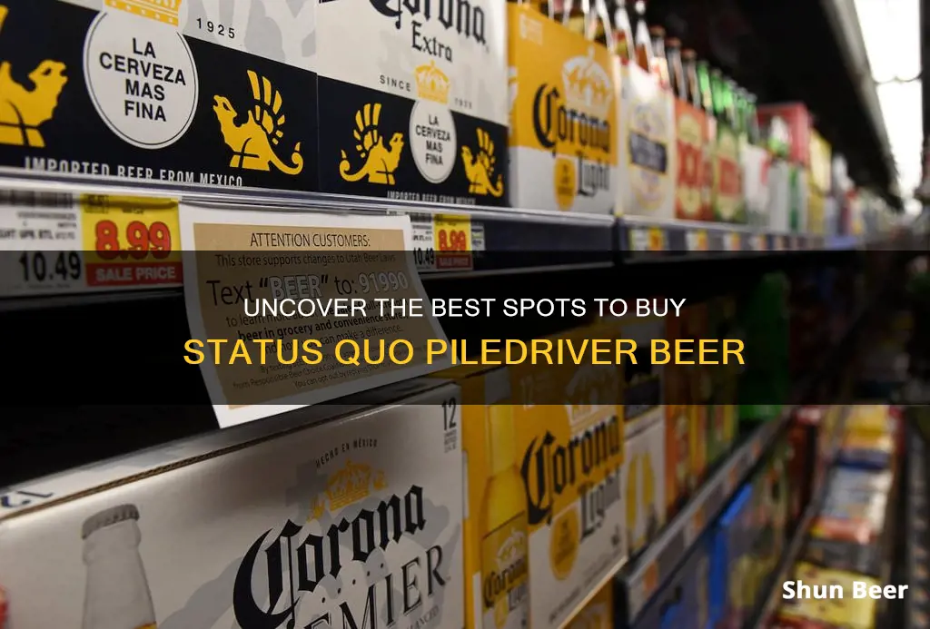 where to buy status quo piledriver beer