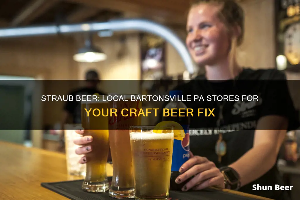 where to buy straub beer at stores near bartonsville pa