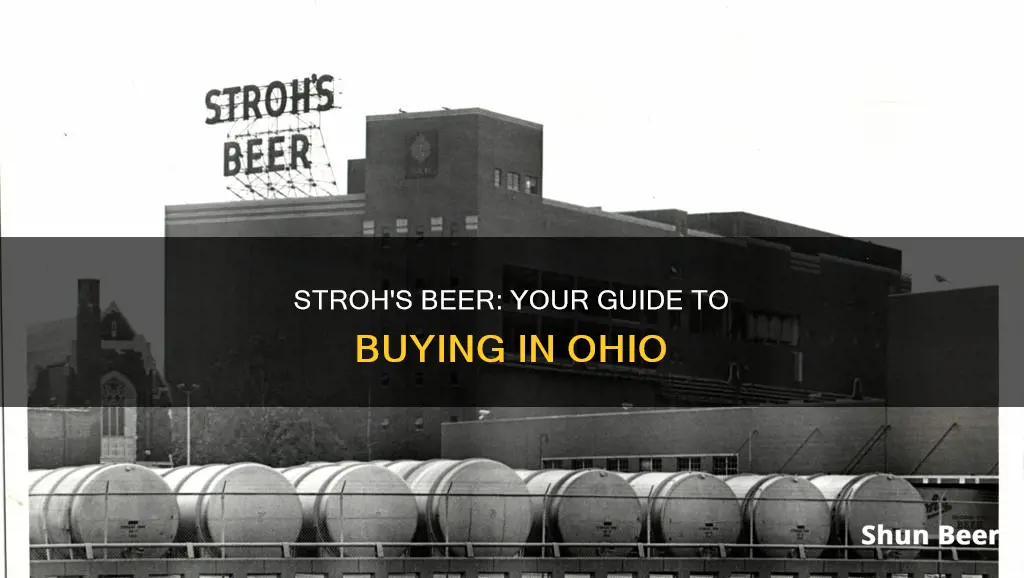 where to buy strohs beer in ohio