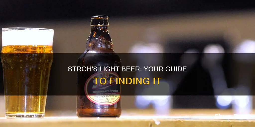 Stroh's Light Beer: Your Guide To Finding It | ShunBeer