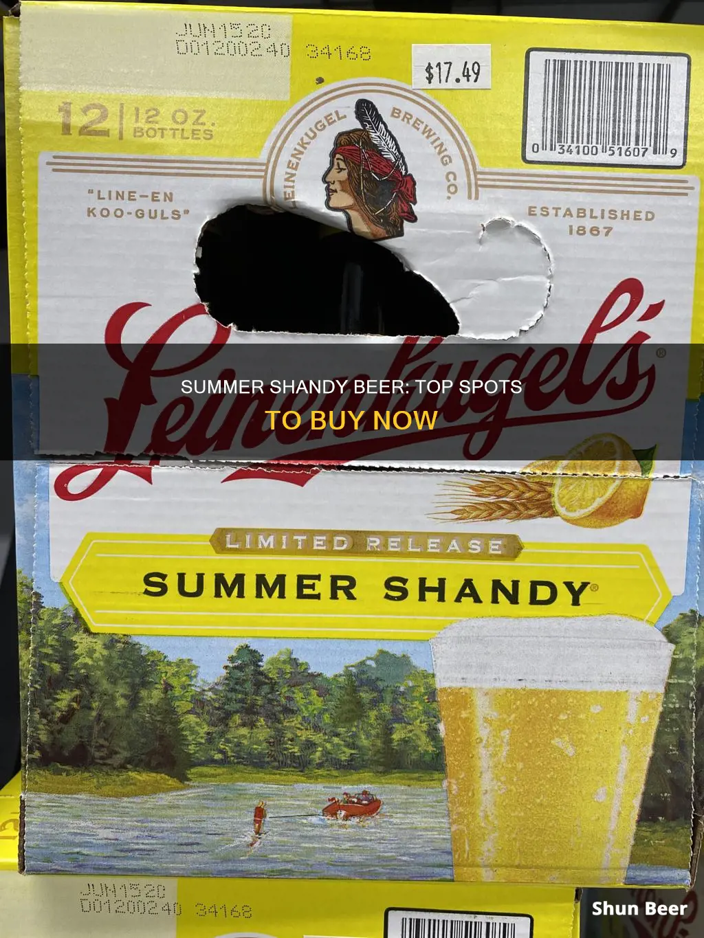 where to buy summer shandy beer