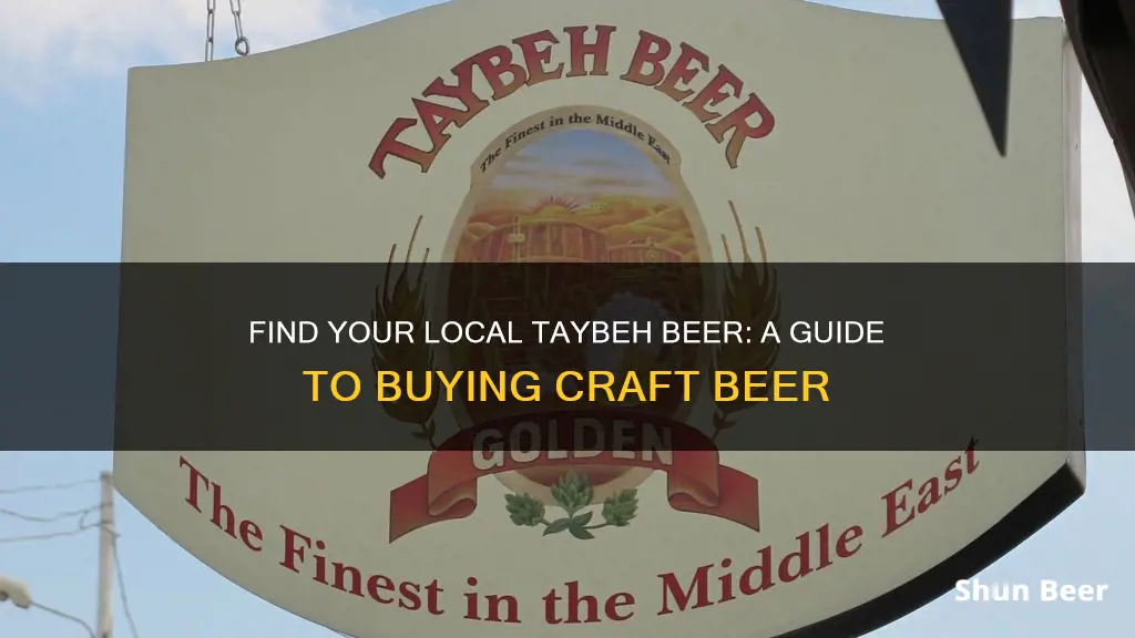 where to buy taybeh beer