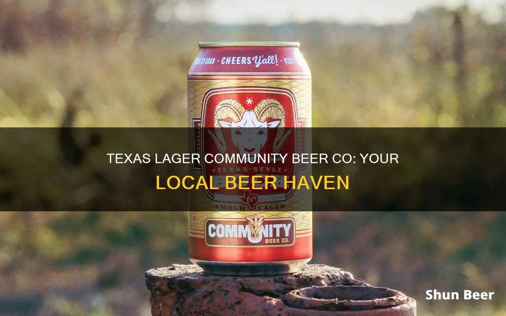 where to buy texas lager community beer co