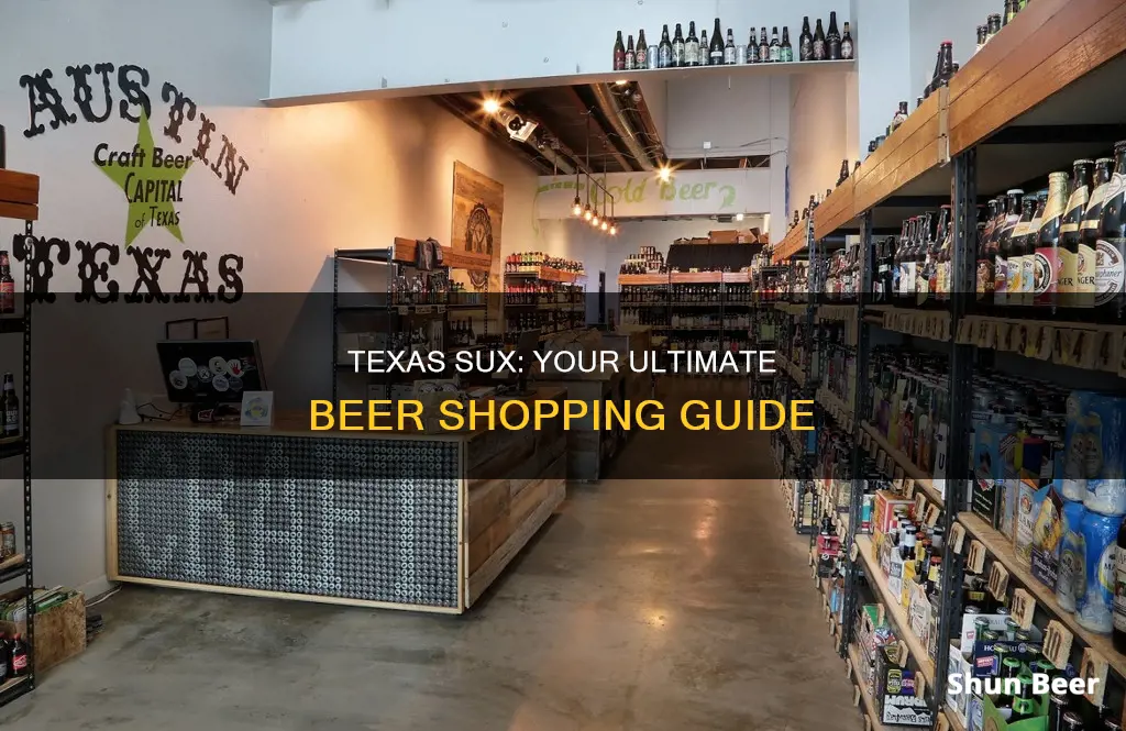 where to buy texas sux beer