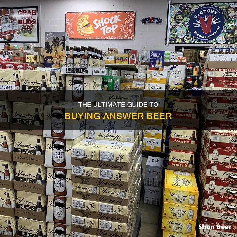 where to buy the answer beer