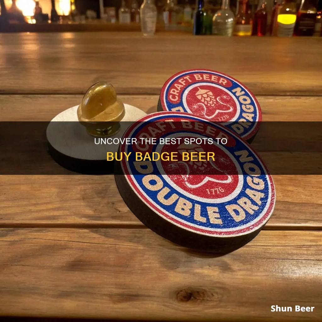 where to buy the badge beer