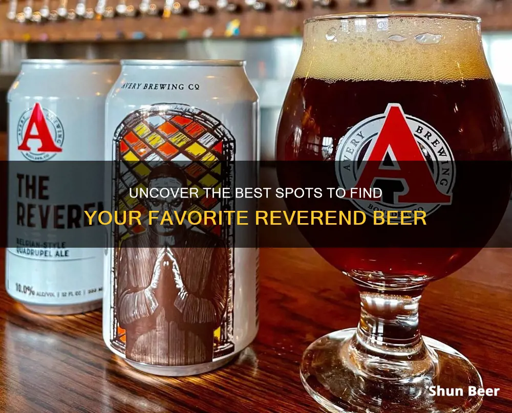 where to buy the reverend beer