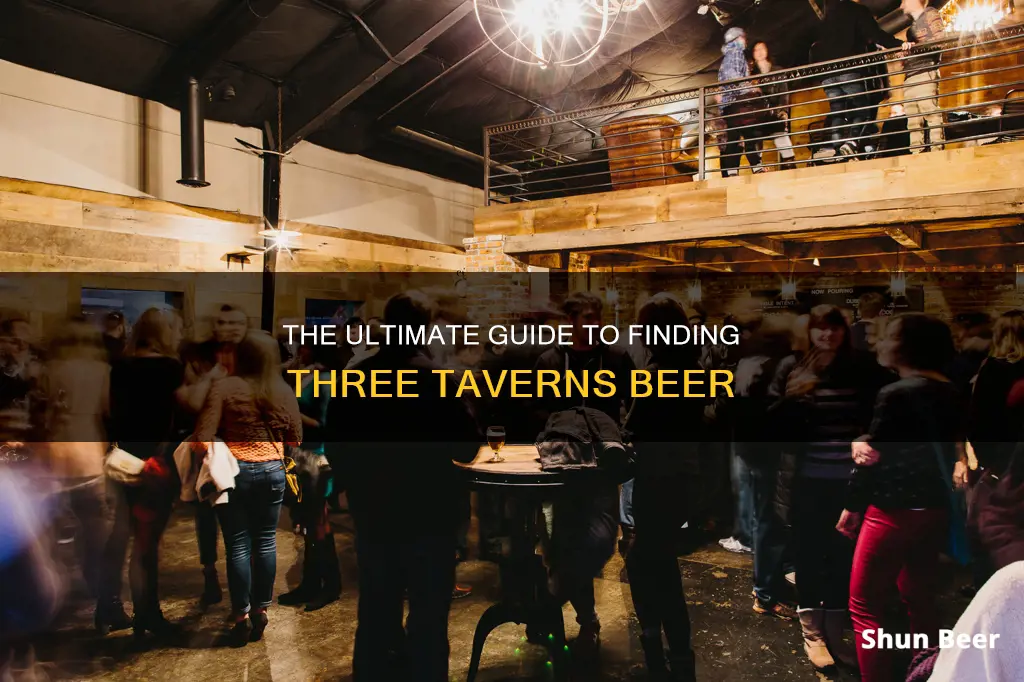 where to buy three taverns beer