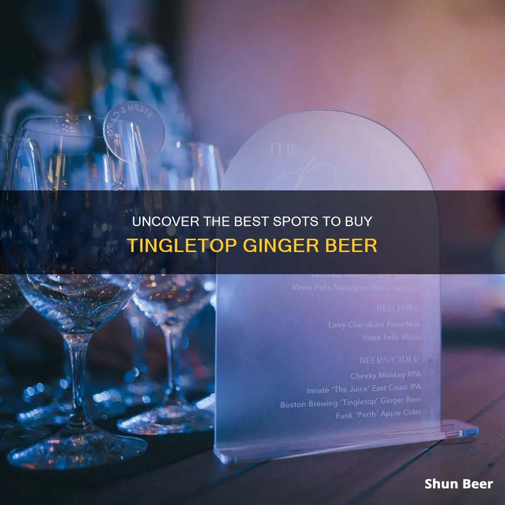 where to buy tingletop ginger beer