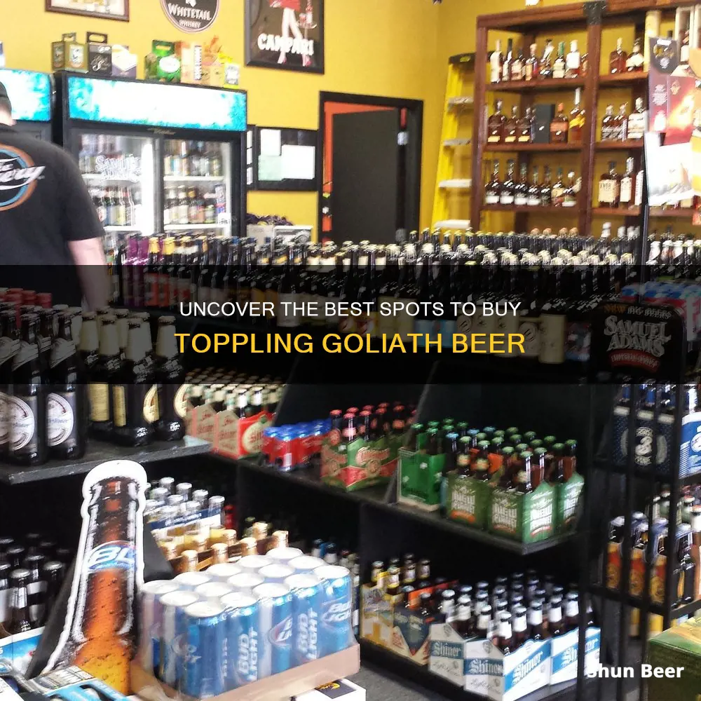 where to buy toppling goliath beer