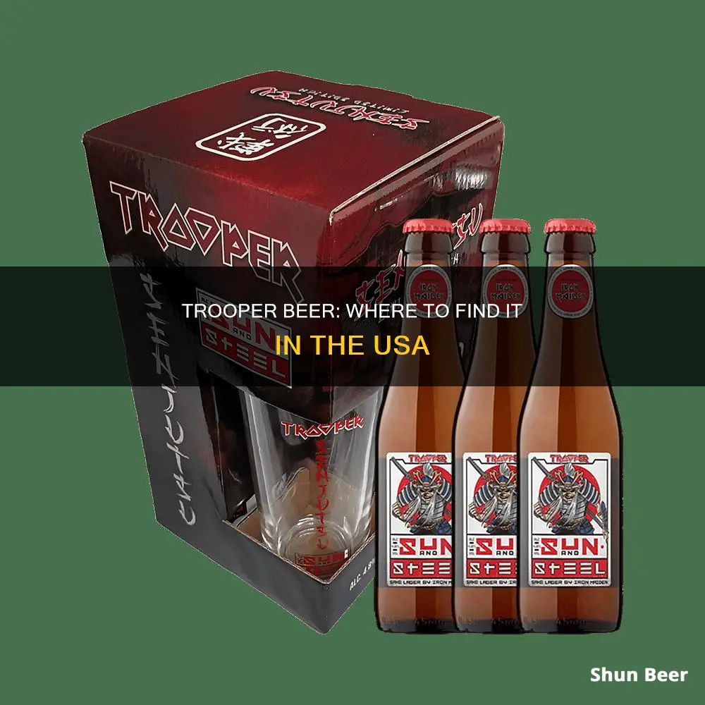 where to buy trooper beer in the usa