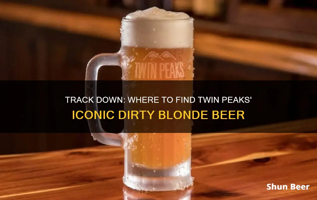 where to buy twin peaks dirty blonde beer