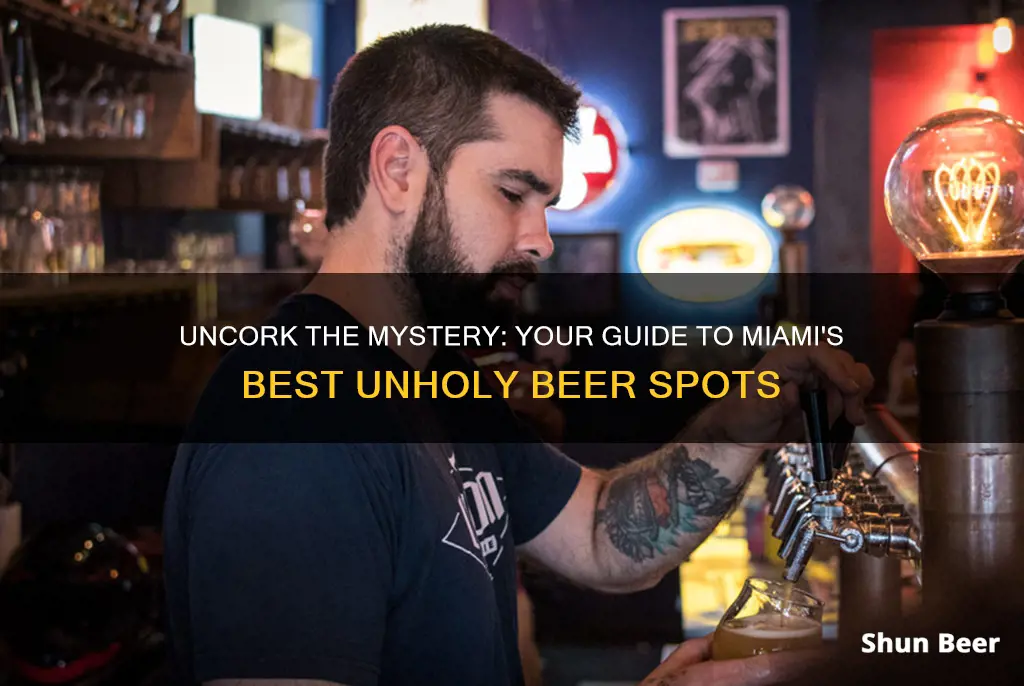 where to buy unholy beer miami