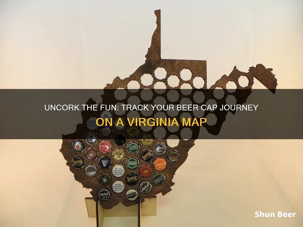 where to buy virginia beer cap map