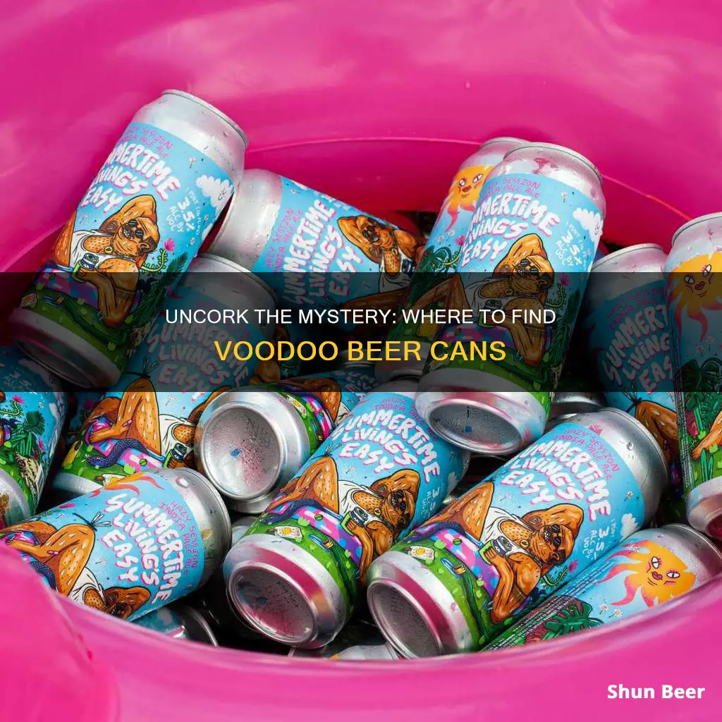 where to buy voodoo beer cans