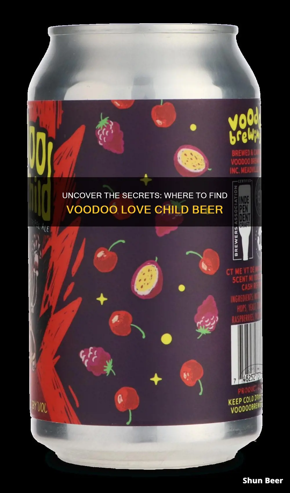 where to buy voodoo love child beer