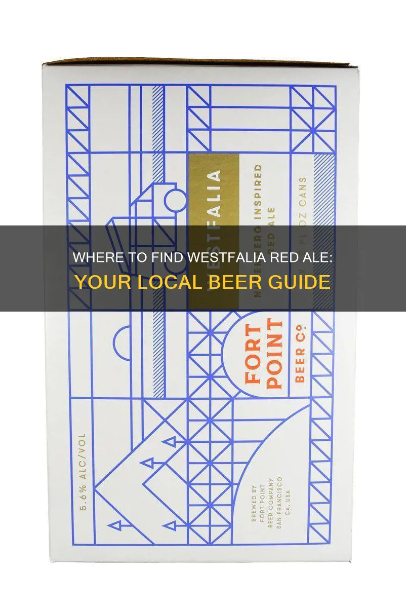 where to buy westfalia red ale beer