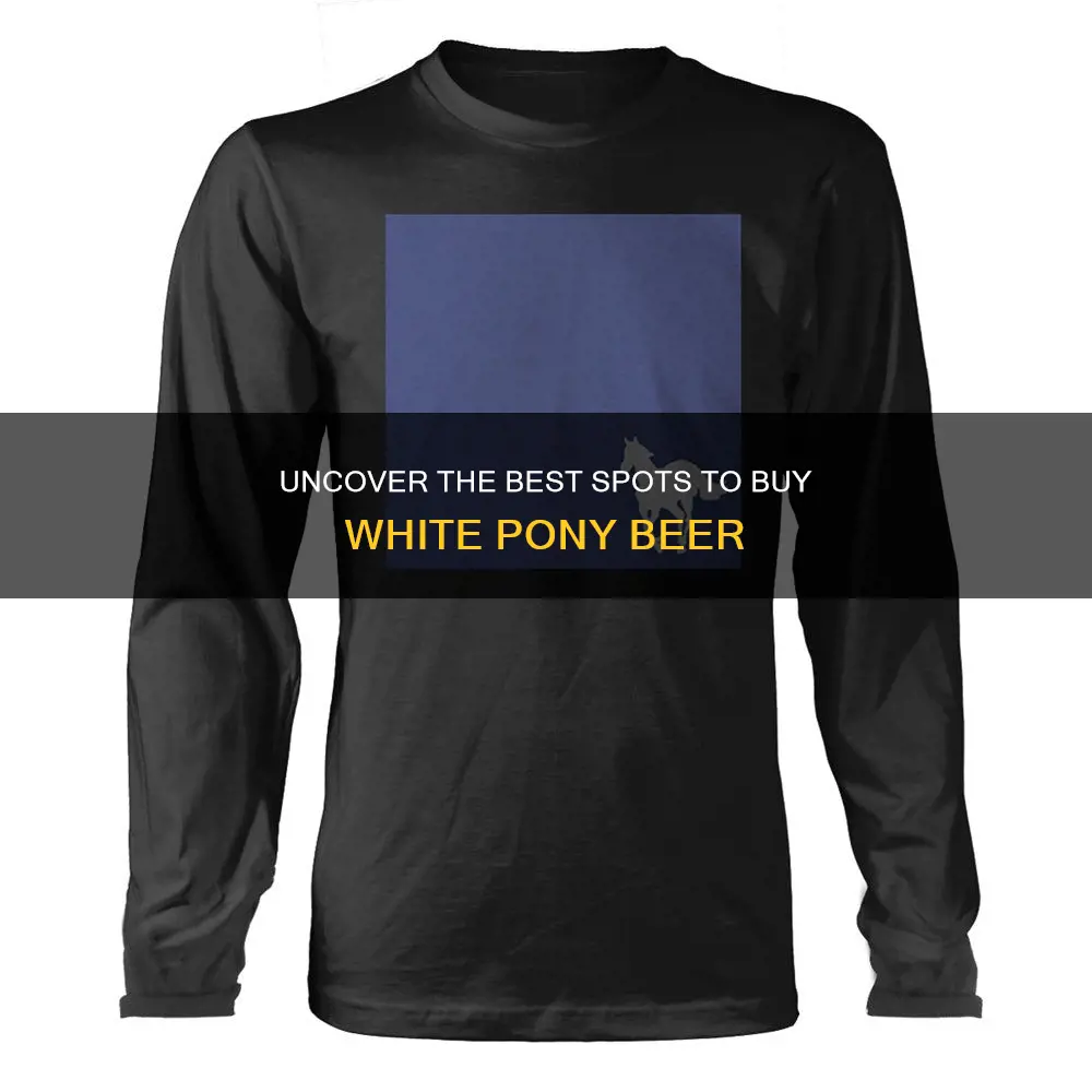 where to buy white pony beer