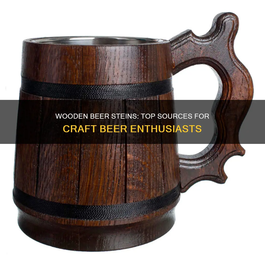 where to buy wooden beer steins