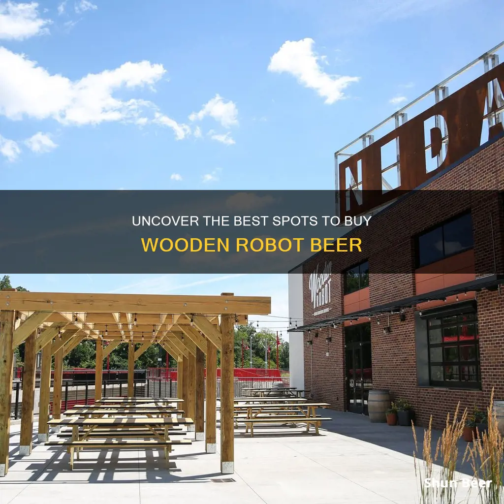 where to buy wooden robot beer