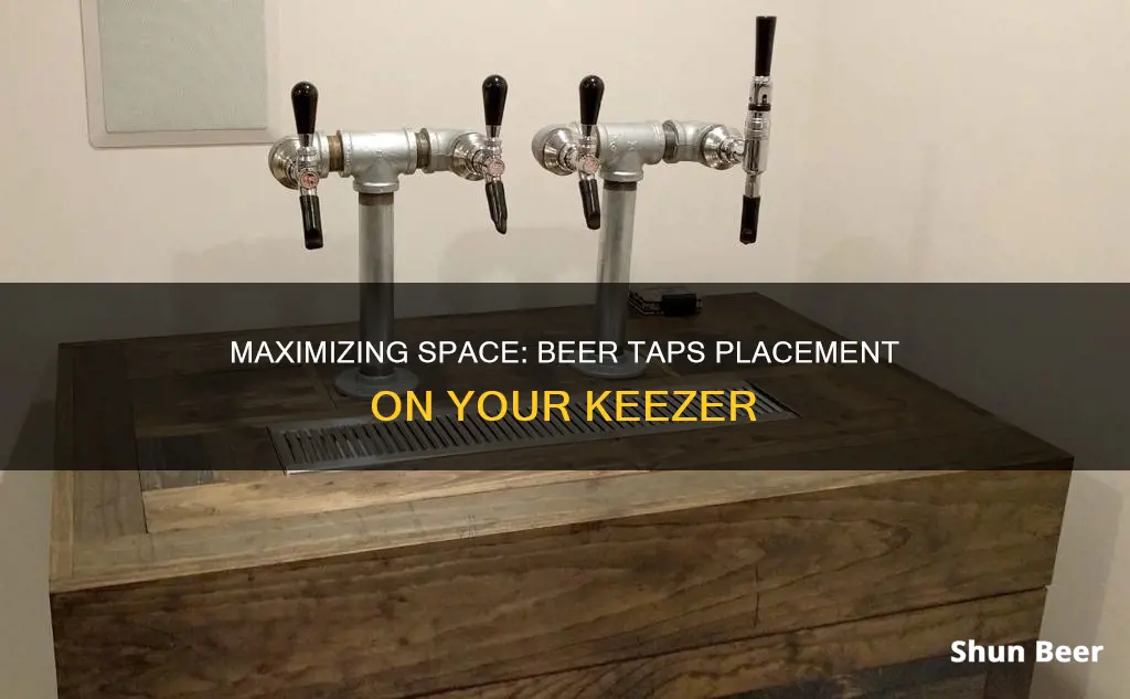 where to put beer taps on keezer