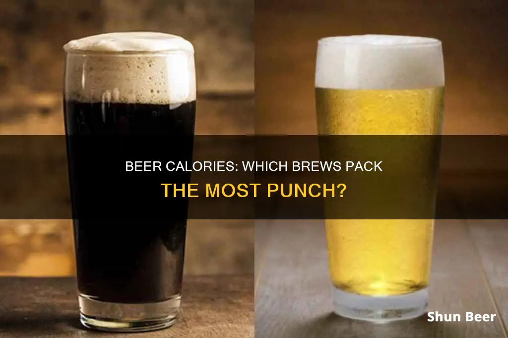 which beer has more calories